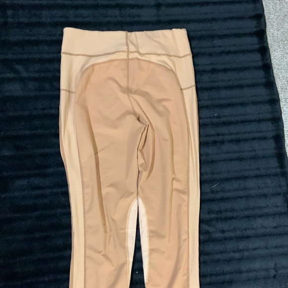 FITS T4 vented riding tights knee patch breeches size small caramel tan nwot - Picture 6 of 12